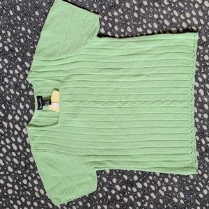 SALE!! NWT Chenille Denim & Co Sweater Sz L